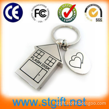 Beautiful House Shaped Jewelry USB Pendrive With1GB~64GB